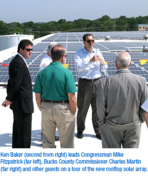 Solar Panel Ribbon Cutting